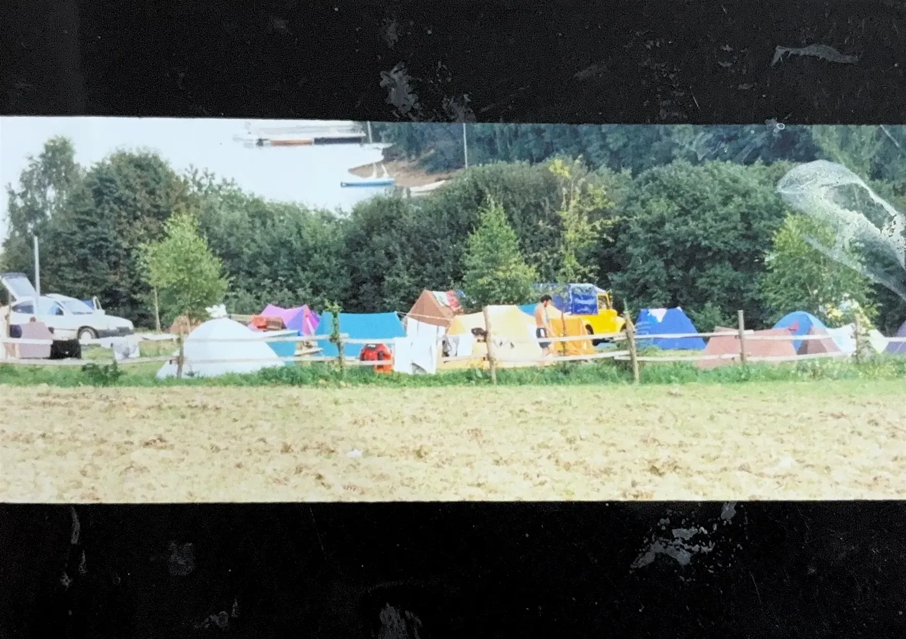 Access road through the resort in the 1990s