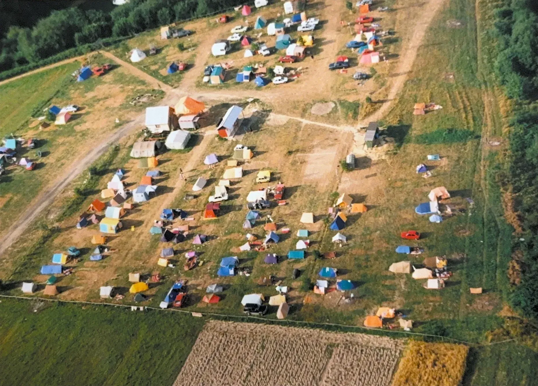 Cypel Resort in the past - aerial view